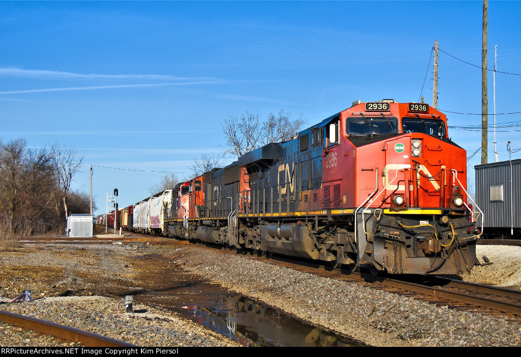 CN 2936 Spaulding Junction Crossing